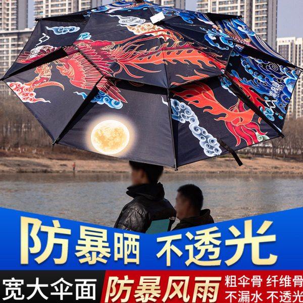 钓鱼伞2023新款大钓伞户外钓鱼专用新型雨伞遮阳防暴雨万向垂钓伞