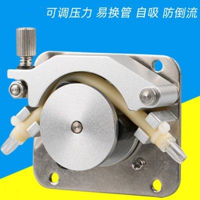 微型全自动静音不锈钢抽水泵高精密蠕动泵　步进电机自吸泵　