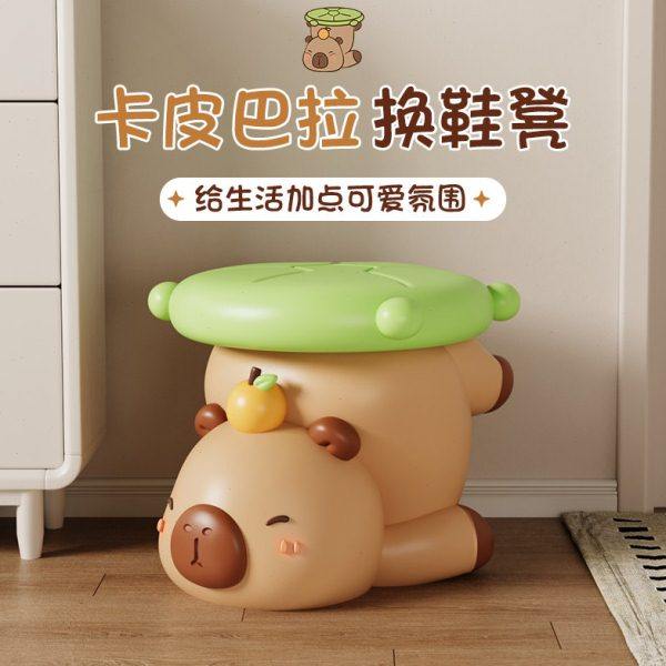 可爱卡皮巴拉凳玄关客厅落地摆件家居装饰品搬新房子乔迁新居礼物,家居饰品,落地摆件,淘宝优惠券,粉丝福利购,淘宝优惠卷