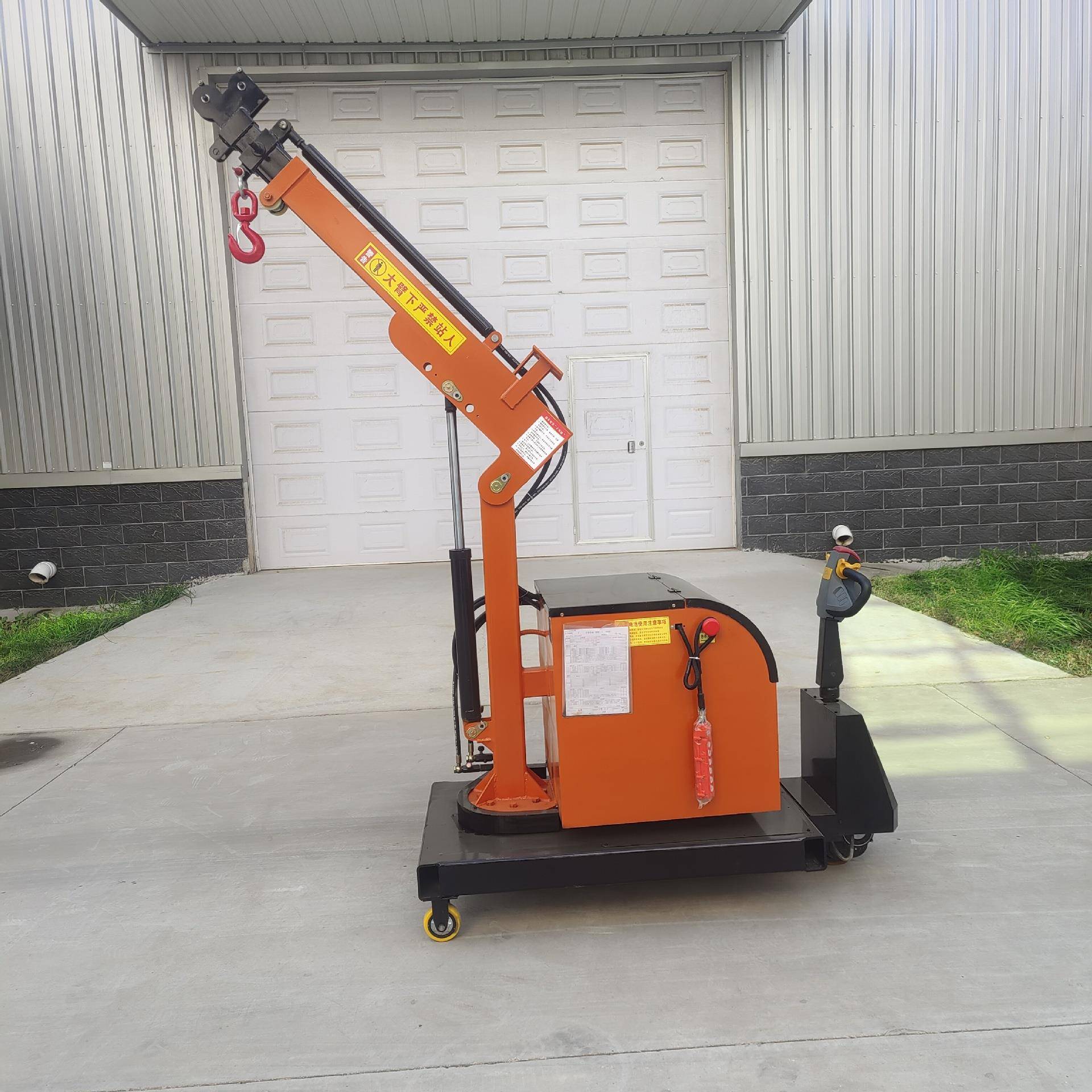 电动液压旋转悬臂吊机车载伸缩升降移动小吊机起重机注塑车间吊车