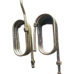 时风风顺风驰农用轻卡汽车气刹螺旋铁管气泵铁管反方向 同方向