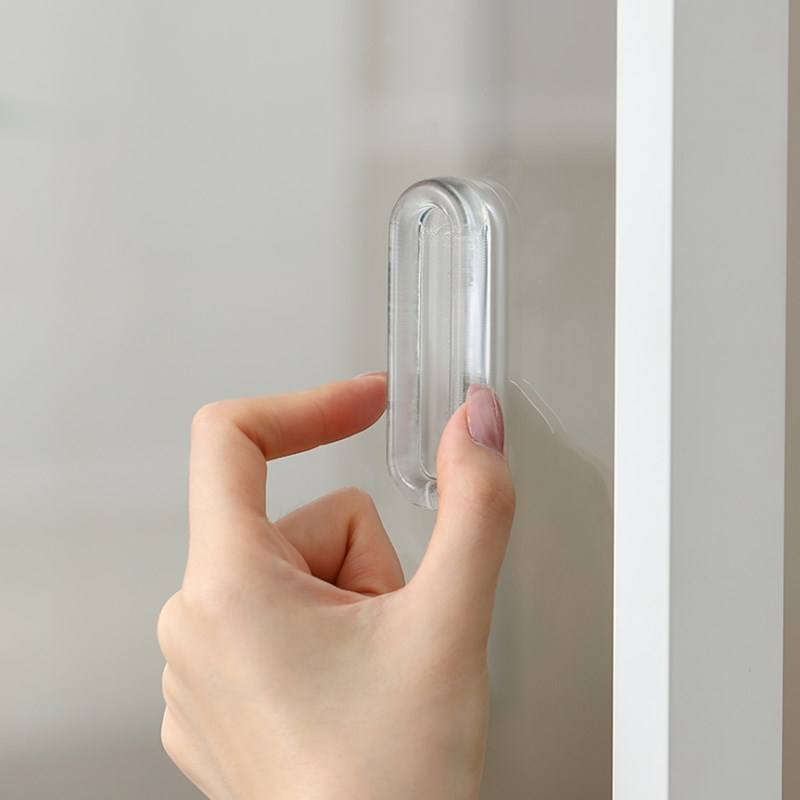 移动门拉手免打孔玻璃门拉手推拉门门把手窗户无痕自粘Y把手门手