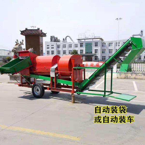 大型花生摘果机 双排杂干湿两用花生脱果机 果秧分离机家用打果机