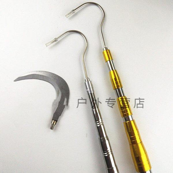 钩鱼用品大全水草钩神器伸缩杆黄鳝钩子长杆不锈钢鱼钩鱼叉加厚割,户外/登山/野营/旅行用品,鱼钩,淘宝优惠券,粉丝福利购,淘宝优惠卷