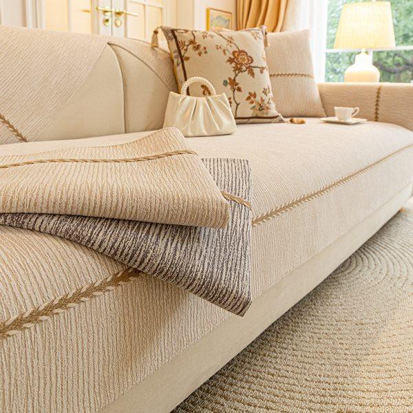 北欧风直排沙发垫2024新款四季通用一片式沙发盖布高级感沙发坐垫,居家布艺,沙发垫,淘宝优惠券,粉丝福利购,淘宝优惠卷