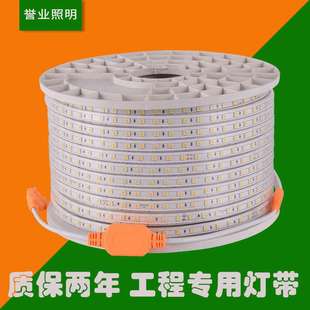 工程款 户外防雨5050柔性灯条2835软灯条质保两年220V灯带led防水