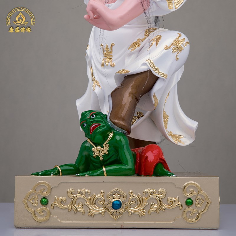 站小鬼黑白无常神像七爷八爷范将军大二爷伯树脂中式客厅桌面摆件