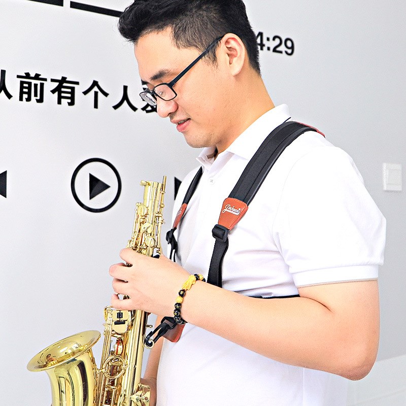 jinchun中音萨克斯背带肩儿童次中音萨克斯管肩背带挂钩脖带