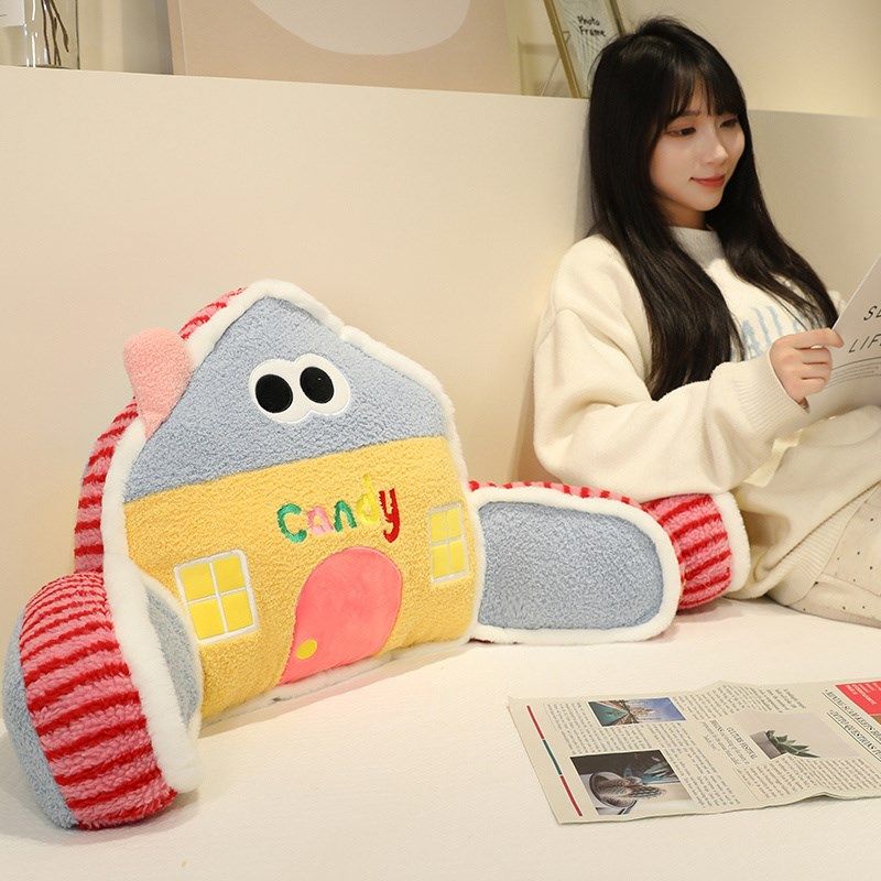 少女心床头靠垫护腰靠枕床上大靠背飘窗靠垫沙发抱枕头卧室拆洗,居家布艺,腰靠垫,淘宝优惠券,粉丝福利购,淘宝优惠卷