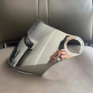 安全帽护目镜防水防雾通用防晒抗UV机车安全帽配件防护面罩护目镜