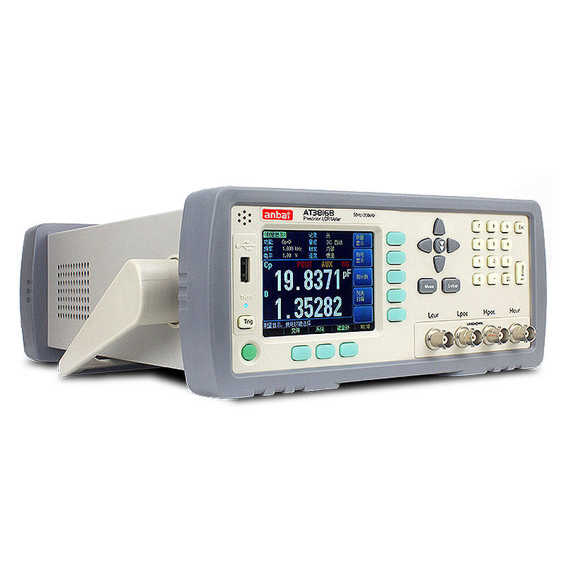 安柏台式高精度LCR数字电桥AT3818/AT3816A/AT3816电容电阻电感表