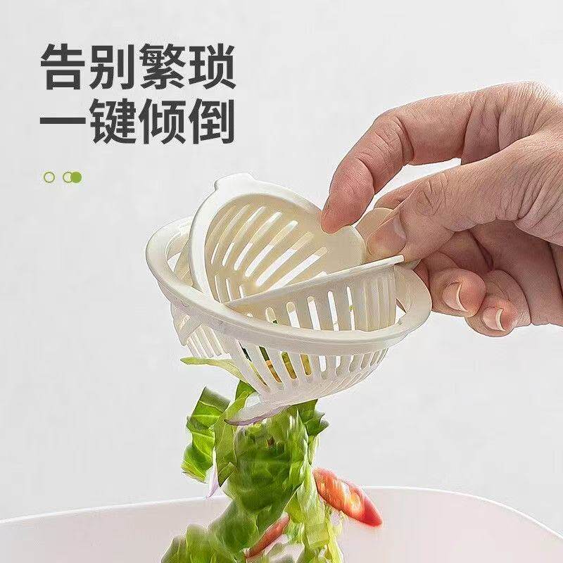 多功能厨房水槽防堵不脏手过滤网