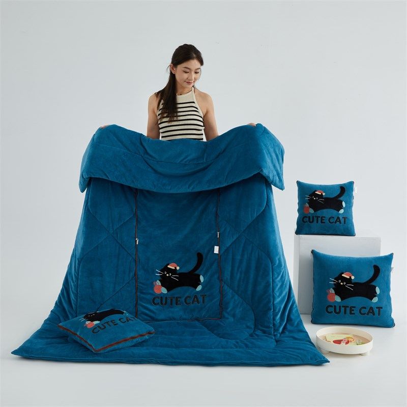 面宝宝绒加厚抱枕被靠垫二合一汽车载沙发午休冬被,居家布艺,抱枕被,淘宝优惠券,粉丝福利购,淘宝优惠卷