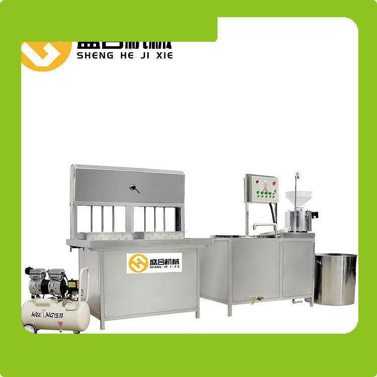 多功能全自动豆腐设备提供技术培训智能数控豆腐一体机