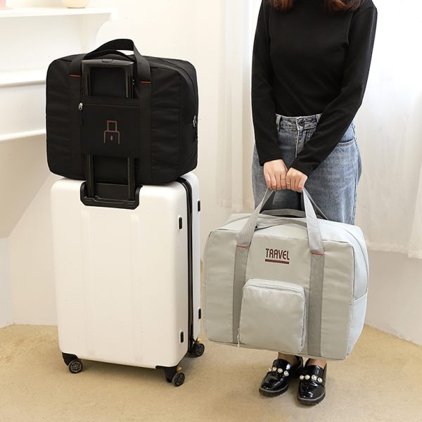 旅行衣物收纳包大容量健身手提收纳袋可折叠套拉杆箱旅行袋行李包