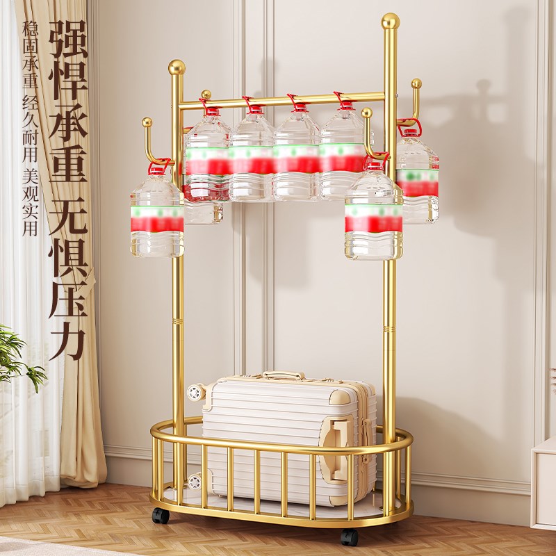 卧室挂衣架落地家用可移动衣帽架室内床头放包收纳架子简易晾衣架