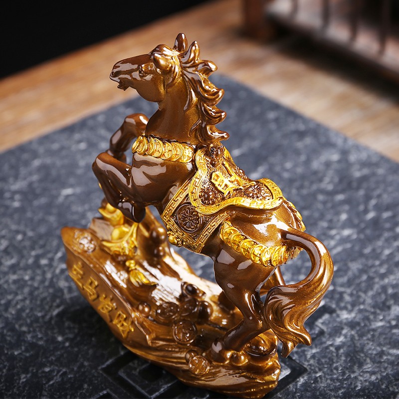 茶宠摆件精品可养发财马茶具配件茶玩招财金蟾茶盘茶宠物茶趣摆件