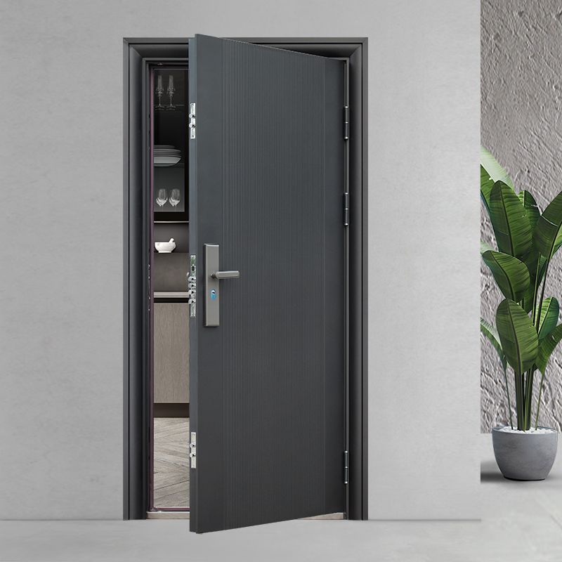 防盗门家用入户门室内出租房间大门进户门外子母门钢质工程单开门