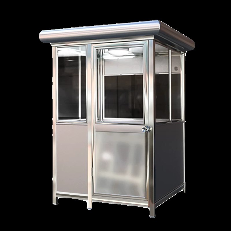 成品不锈钢岗亭保安亭商场收费停车场治安亭小区移动门卫室值班室