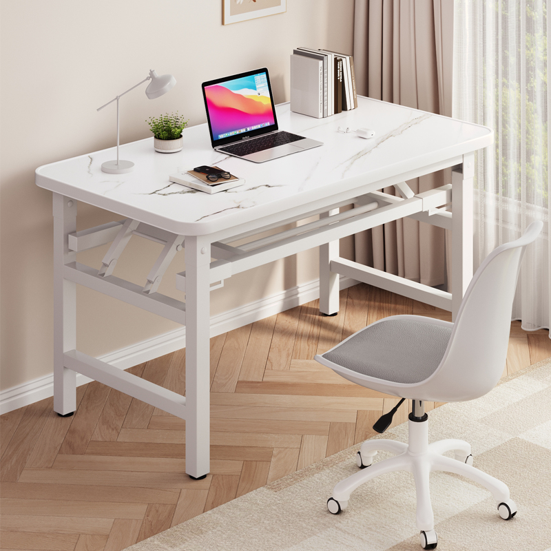 折叠桌子长方形培训桌台式电脑桌办公桌家用书桌学习桌简易写字桌