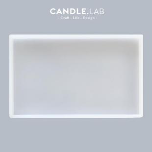 围边硅胶垫DIY香薰蜡烛扩香手工皂托盘底座硅胶模具 CANDLE.LAB