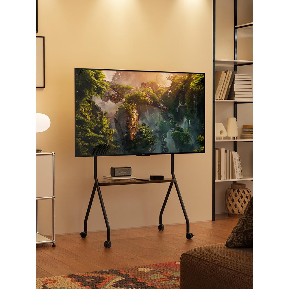 电视落地支架客厅卧室金属艺术移动式现代简约45-75寸电视架家用