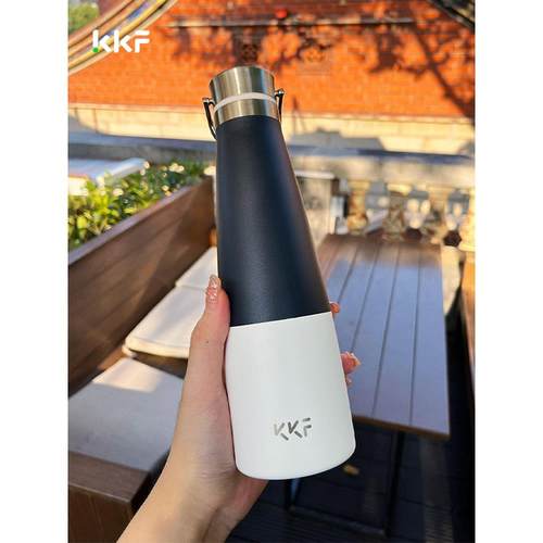 KKF吻吻鱼swag保温杯男女款新款316不锈钢量杯便携户外随行水杯