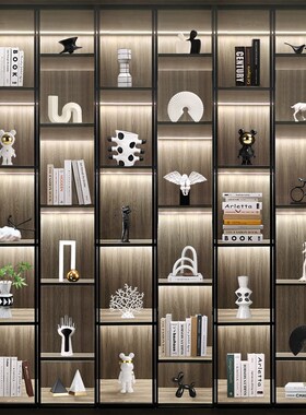 新房客厅软装电视柜酒柜装饰品高级感摆件现代轻奢高档高端艺术品