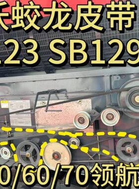 雷沃RG50/60/70/80收割机配件原装大功率SB123 SB129搅龙皮带金刚