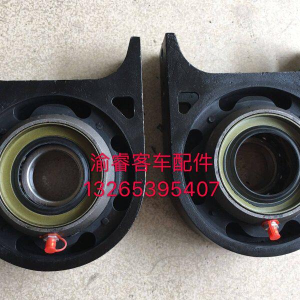 东风超龙少林客车校车传动轴中吊胶总成2202-KJ-10传动轴支架