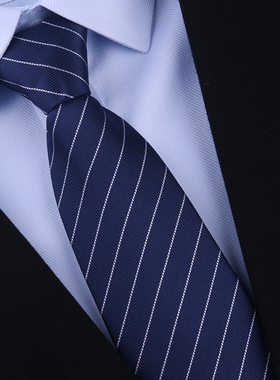 领带男正装拉链式结婚新郎男士商务免打蓝色手打懒人西装免打结潮