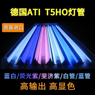 荧光紫 T5HO灯管 白 54W 80W 24W 德国ATI 斐济紫 蓝白 蓝 39W