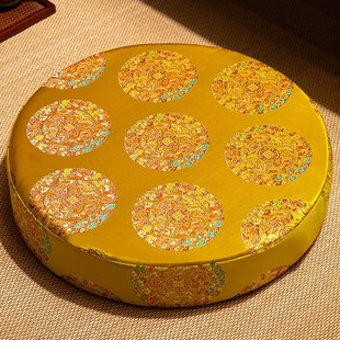 榻榻米垫子家用打坐垫定制 蒲团坐垫禅修垫加厚拜佛跪拜垫圆形日式