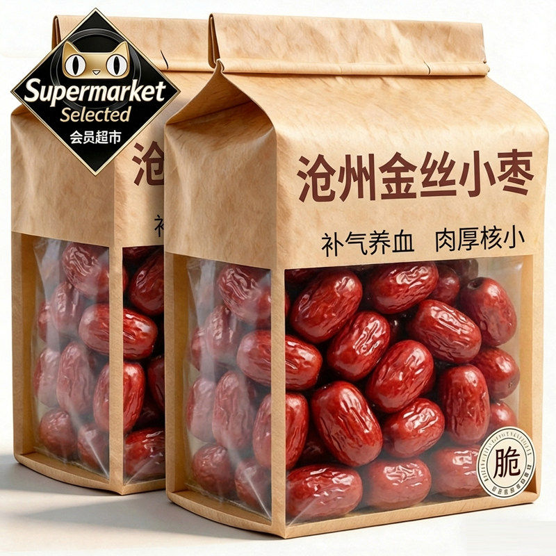 河北沧州金丝小枣特级特产红枣2026新货优质免洗零食官方旗舰店