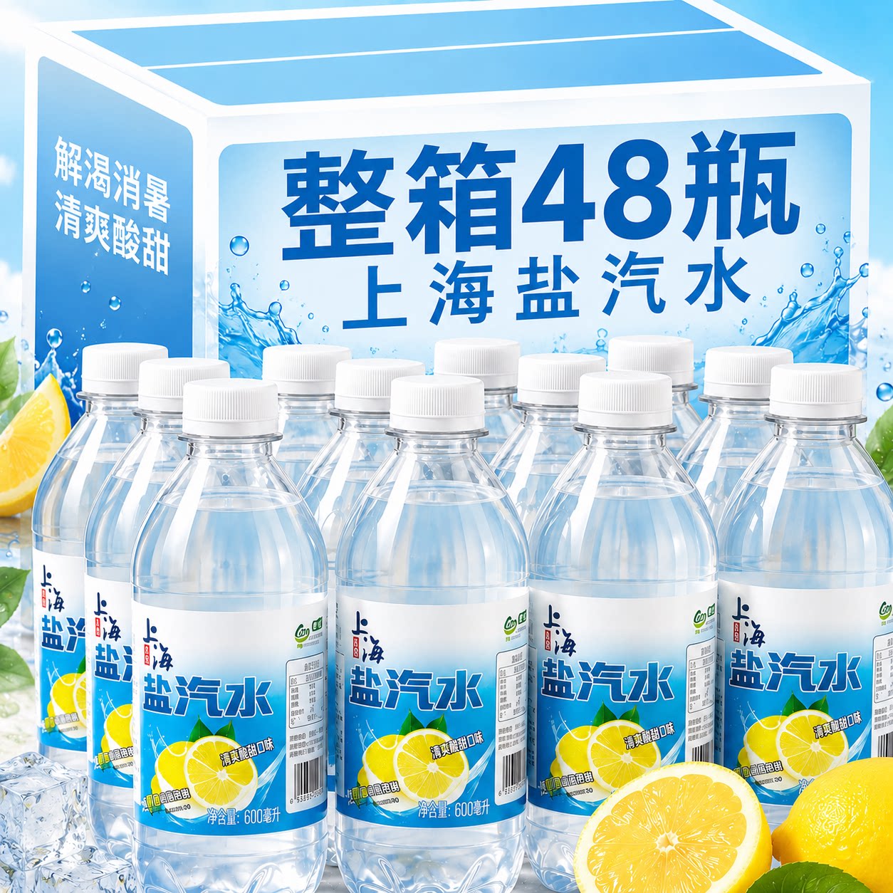 正宗老上海盐汽水旗舰店柠檬口味