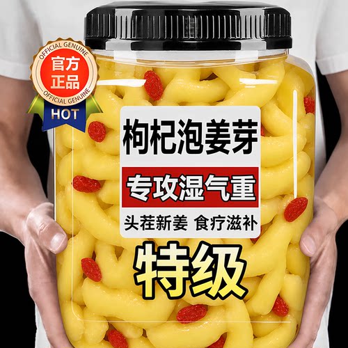枸杞泡姜芽嫩姜芽下饭菜淄博特产