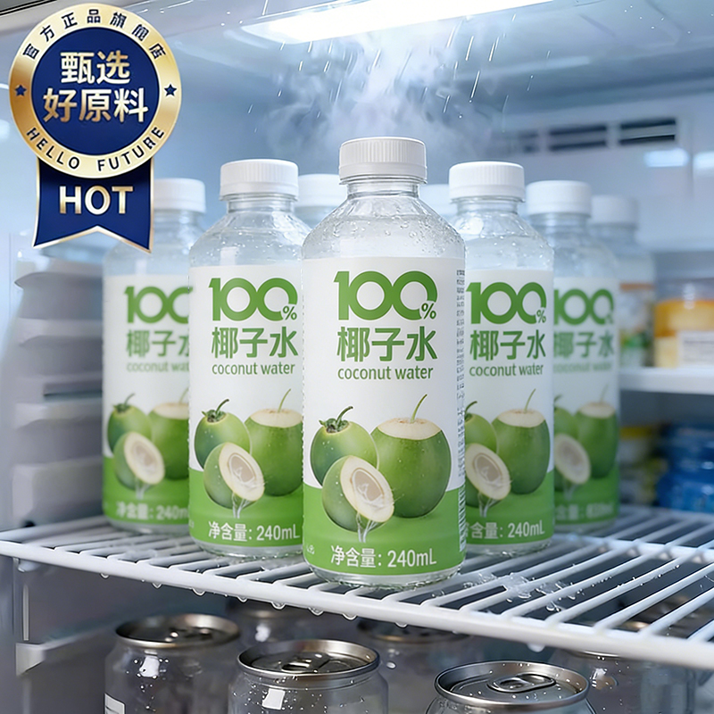 百分百纯天然椰子水nfc鲜榨椰青水0糖0脂电解质补水清爽植物饮料