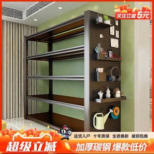 家用钢制货架置物架落地多层储藏间阳台杂物快递收纳架超市展示架