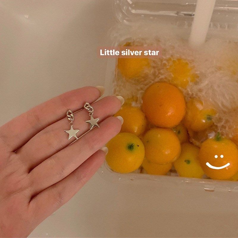 srrmhyn甜酷星星链条耳钉简约耳饰女小巧百搭耳环2023年新款潮气,节庆用品/礼品,文化创意手环,淘宝优惠券,粉丝福利购,淘宝优惠卷