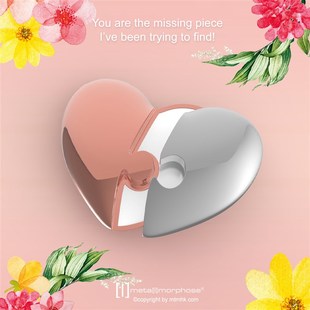 比利时拼图爱心合金钥匙扣挂件情侣时尚生日爱人情人一对定制礼物