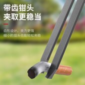 农村老式 锻打火钳家用烧火钳子煤炉煤球柴火灶碳夹子垃圾夹拾物器