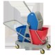 超宝B 045酒店用榨水车双桶36L拖把车保洁清洁车拖地桶墩布挤水桶