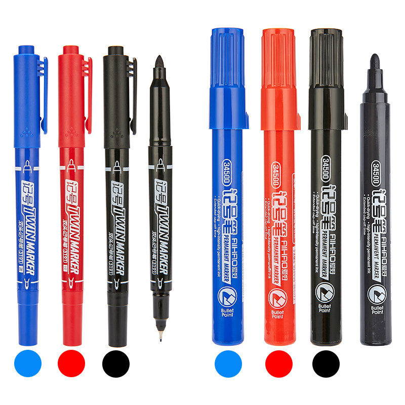 爱好双头记号笔油性笔大小双头绘画勾线笔快递大头笔标记笔马克笔,文具电教/文化用品/商务用品,记号笔,淘宝优惠券,粉丝福利购,淘宝优惠卷