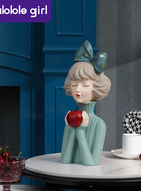 吹泡泡女孩创意摆件家居装饰品桌面客厅卧室展柜新居礼品乔迁礼物