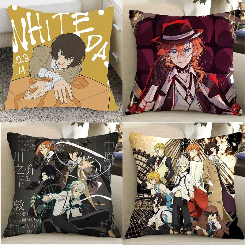 文豪野犬周边抱枕双面定制太宰治江户川送人生日礼物公仔手办动漫