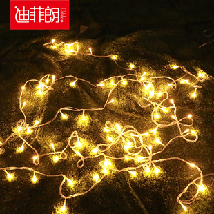 彩灯闪灯串灯满天星LED树木亮化灯 户外庭院农庄布置挂灯装饰灯串