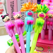 拳击笔创意互动圆珠笔黑色笔芯签字笔小学生专用中性笔儿童礼物