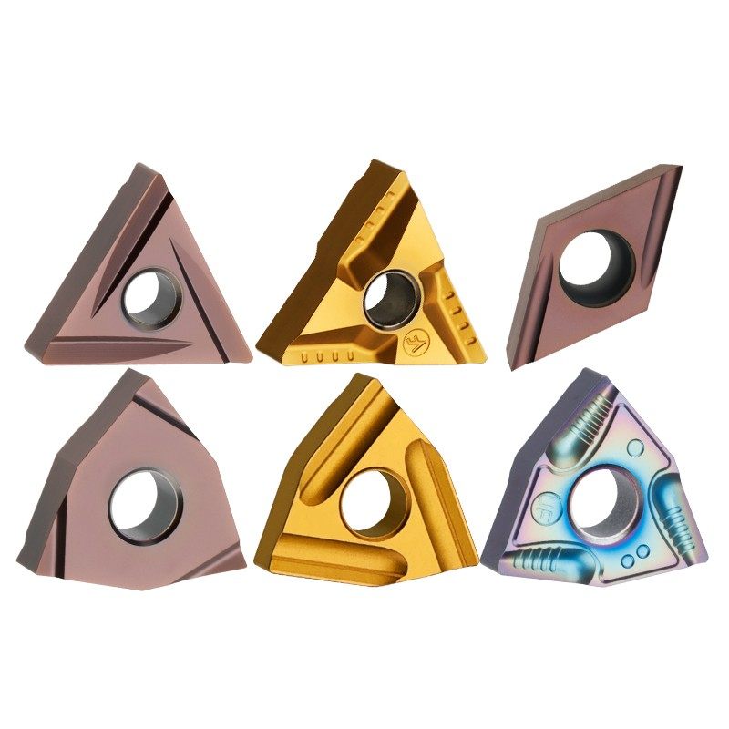 走心机刀片精车数控车床后扫刀粒 VBGT110302R背车刀片不锈钢钢件