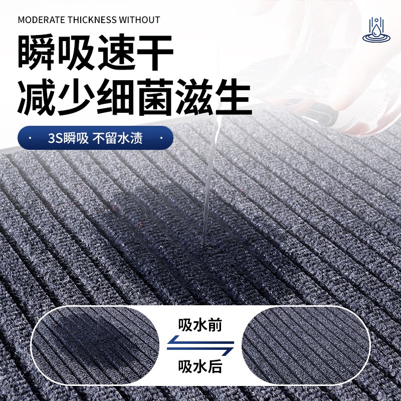 大门进门防滑地毯商用迎宾除尘吸水地垫酒店门口刮泥去尘脚垫门垫