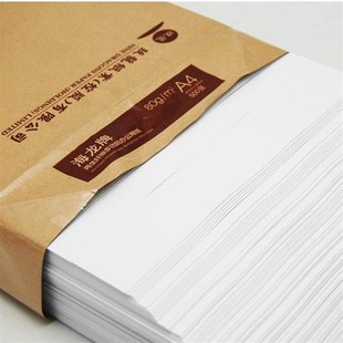 包邮 玖龙纸业海龙复印纸70 广东省 A4纸足500张 80克打印A4复印纸
